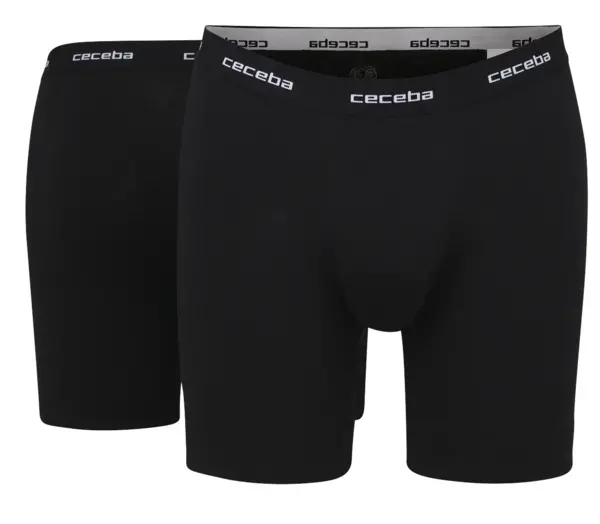 Ceceba 2-pak extra lang - heren boxershort -10180 - Onderbroeken met lange pijpjes - Tegen schurenden benen - Katoen Ceceba 2-pak extra lang - heren boxershort -10180 - Onderbroeken met lange pijpjes - Tegen schurenden benen - Katoen