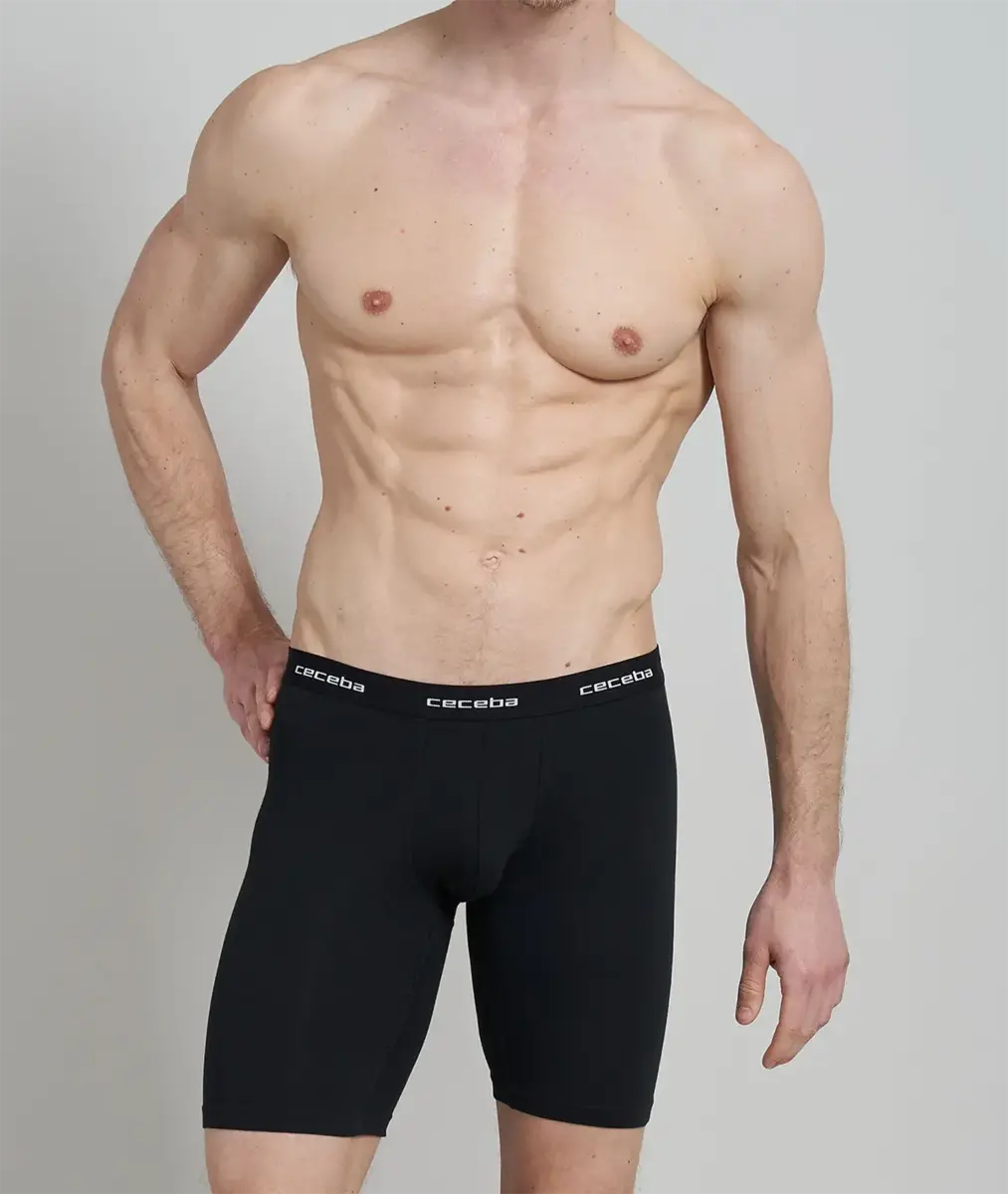 Ceceba 2-pak extra lang - heren boxershort -10180 - Onderbroeken met lange pijpjes - Tegen schurenden benen - Katoen Ceceba 2-pak extra lang - heren boxershort -10180 - Onderbroeken met lange pijpjes - Tegen schurenden benen - Katoen