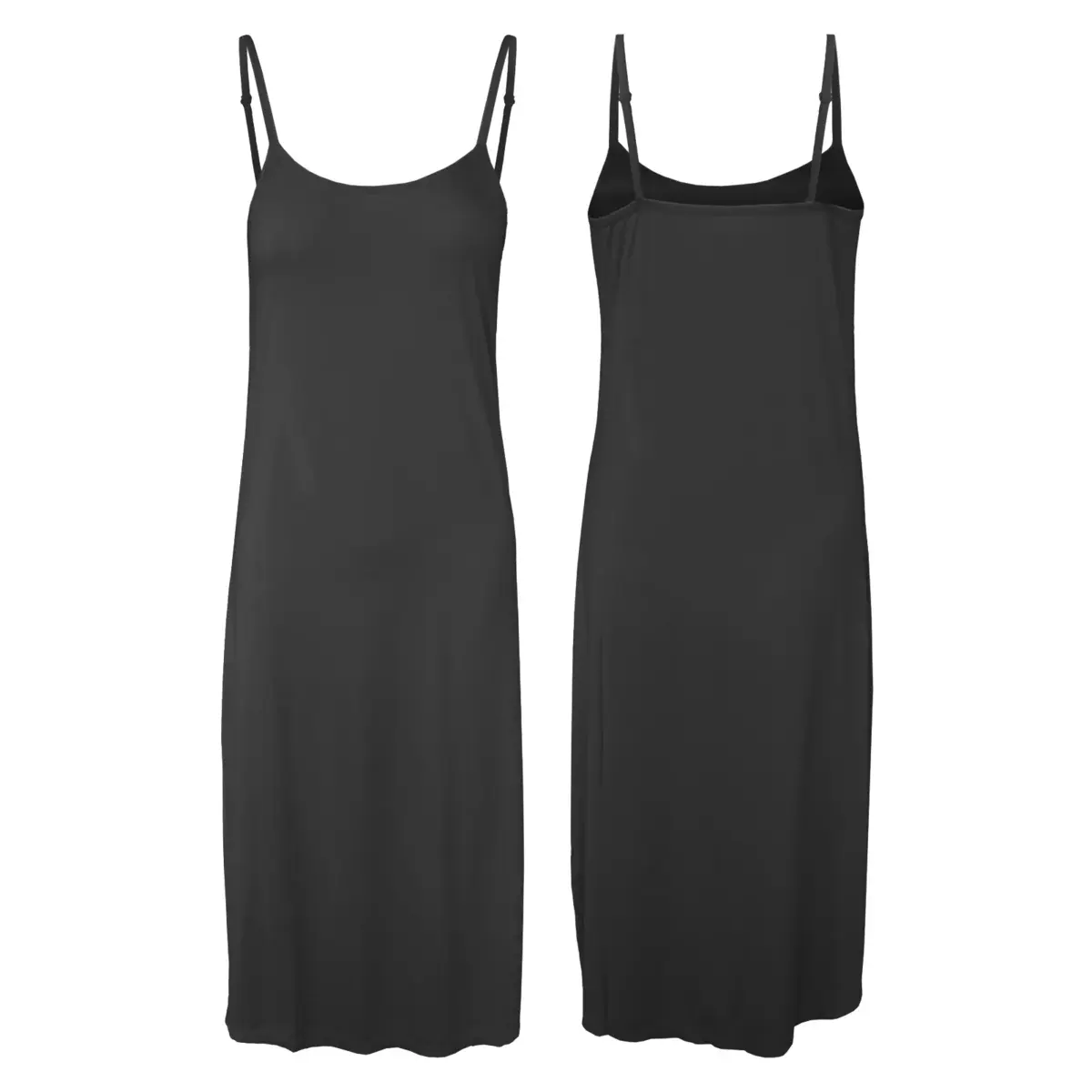 Gaubert Onderjurk Extra lang - Spaghetti bandjes - Lange neglige - Verstelbare bandjes