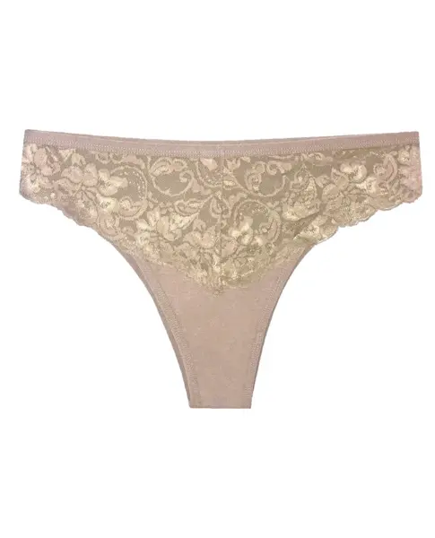 Gaubert 5-pack Kanten Brazilian Slip - Biologisch katoenen onderbroeken - Damesondergoed - Sexy ondergoed Gaubert 5-pack Kanten Brazilian Slip - Biologisch katoenen onderbroeken - Damesondergoed - Sexy ondergoed