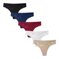 Gaubert 5-pack Kanten Brazilian Slip - Biologisch katoen Gaubert 5-pack Kanten Brazilian Slip - Biologisch katoen