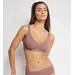 Sloggi Zero feel Soft Bra Bliss  - Naadloze BH top - Kanten bralette met brede bandjes - Roze