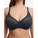 Chantelle Beugel Bh  - Norah - Volledig kant - stevige bh grote maten - T-shirt bh - Zwart