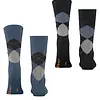Burlington 2-paar Everyday heren sokken - Argyle - katoenen sokken met ruit print