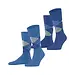 Burlington 2-paar Everyday heren sokken - Argyle - katoenen sokken met ruit print - Blauw
