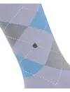 Burlington Queen Hoge Dames Sokken - Biologisch katoenen Dames kousen met ruit print