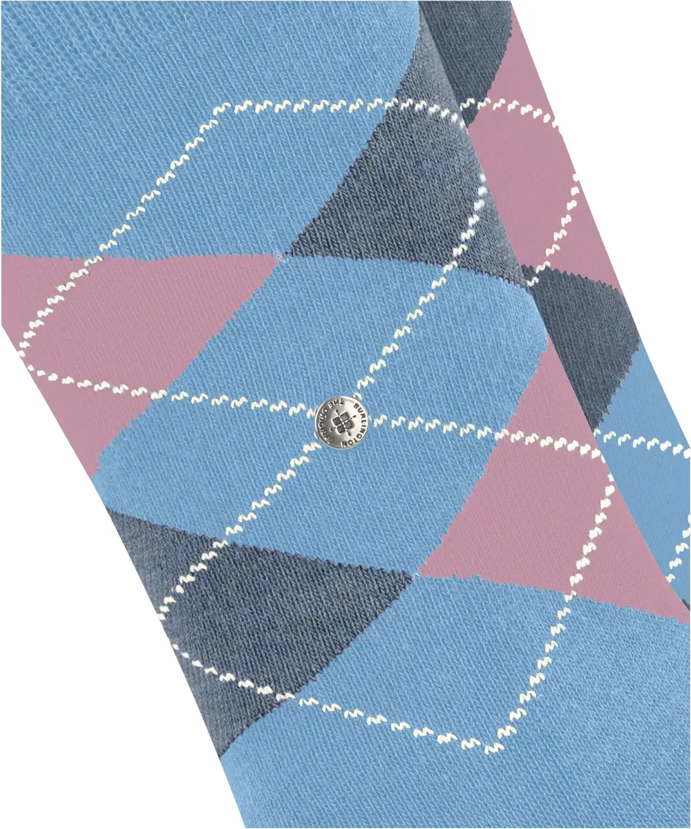 Burlington 2-paar Everyday dames sokken - Argyle - katoenen sokken met ruit print Burlington 2-paar Everyday dames sokken - Argyle - katoenen sokken met ruit print