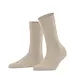 FALKE Sensitive London Dames Sokken - Diabetes sokken - Anti knel katoenen kousen - Beige