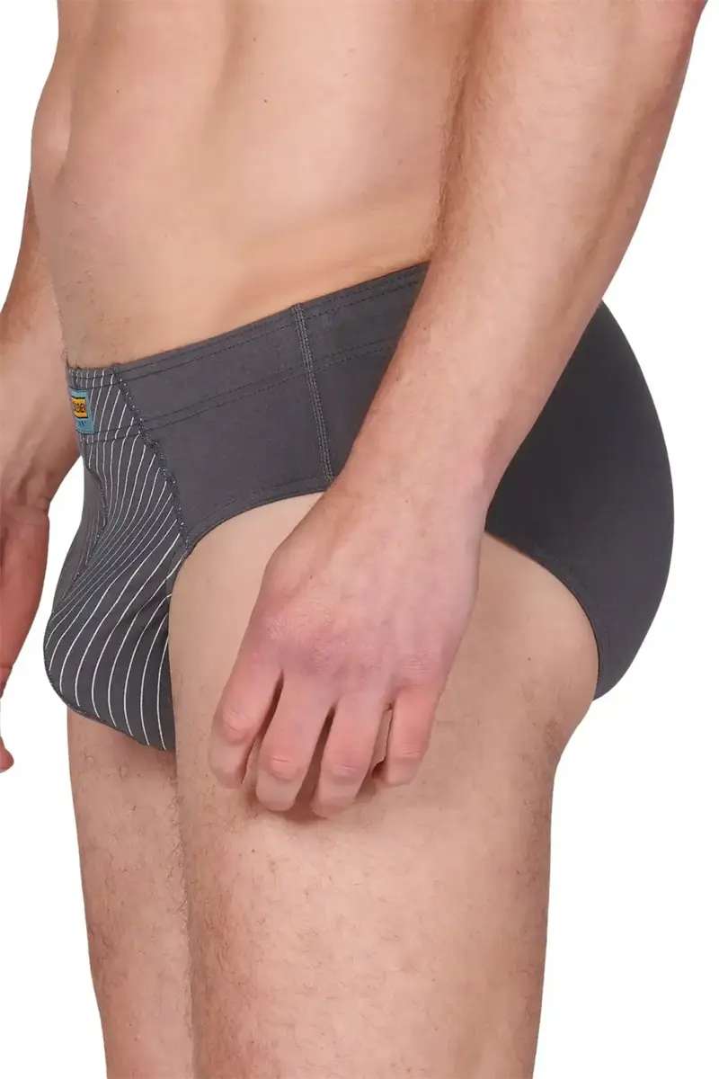 Gentlemen heren sport slip streep - Betaalbare heren onderbroek - Elastisch katoen