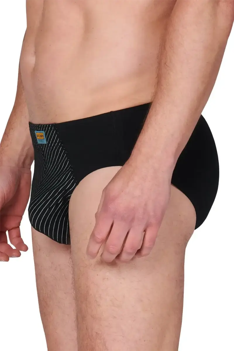 Gentlemen heren sport slip streep - Betaalbare heren onderbroek - Elastisch katoen