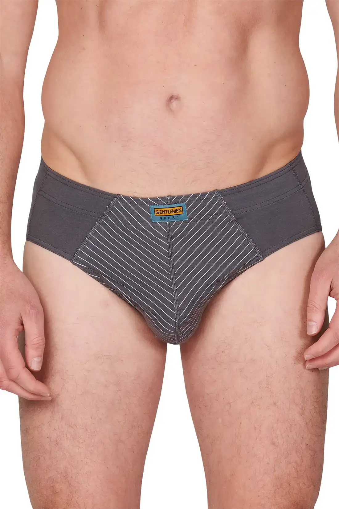 Gentlemen heren sport slip streep - Betaalbare heren onderbroek - Elastisch katoen