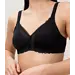 TRIUMPH BH zonder beugel - Modern Lace+ Cotton N - Kanten Katoenen niet voorgevormde bh - Brede zachte bandjes - Zwart