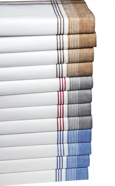 Swan 12 stuks heren zakdoeken - White Summer - Betaalbare katoenen zakdoeken - 100% katoen Swan 12 stuks heren zakdoeken - White Summer - Betaalbare katoenen zakdoeken - 100% katoen