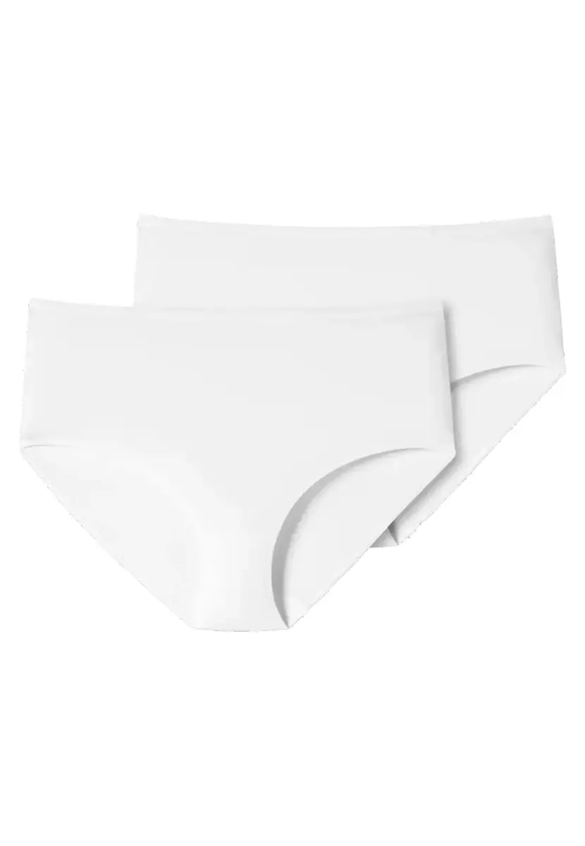 Schiesser 2-Pack midi dames slip 95/5 Organic - Biologisch katoenen dames heup slips - Onderbroeken met dubbel katoenen kruisje Schiesser 2-Pack midi dames slip 95/5 Organic - Biologisch katoenen dames heup slips - Onderbroeken met dubbel katoenen kruisje