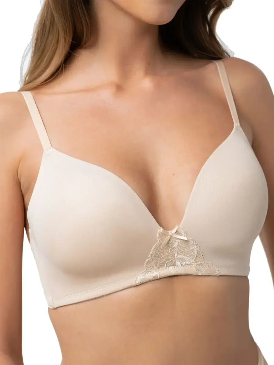 Dorina voorgevormde BH zonder beugel - Soft Bh - Comfortabele T-shirt bh met dunne bandjes