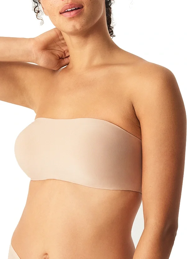 Chantelle naadloze Bandeau met vulling - Soft Stretch - Padded Bandeau bh - Anti slip