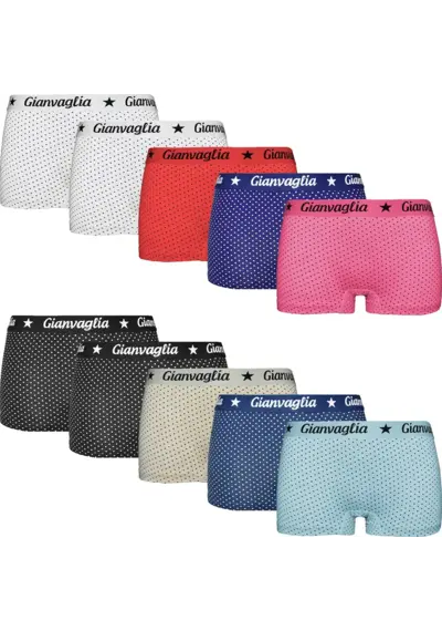 Gianvaglia 10-pak dames short  - Dots-2 Gianvaglia 10-pak dames short  - Dots-2