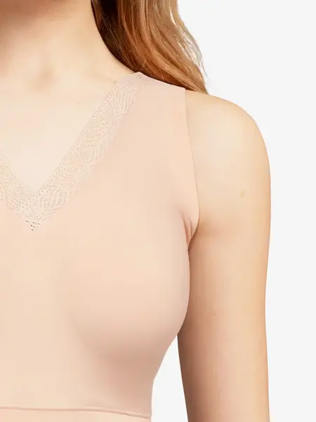 Chantelle Bralette kanten top met vulling - Soft Stretch - Dames naadloze Bh top - Brede bandjes Chantelle Bralette kanten top met vulling - Soft Stretch - Dames naadloze Bh top - Brede bandjes