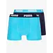 Puma Heren Boxershort 2-pak - Everyday - Katoenen heren onderbroeken Puma - Donkerblauw/Blauw
