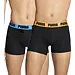 Puma Heren Boxershort 2-pak - Everyday - Katoenen heren onderbroeken Puma - Zwart Combi