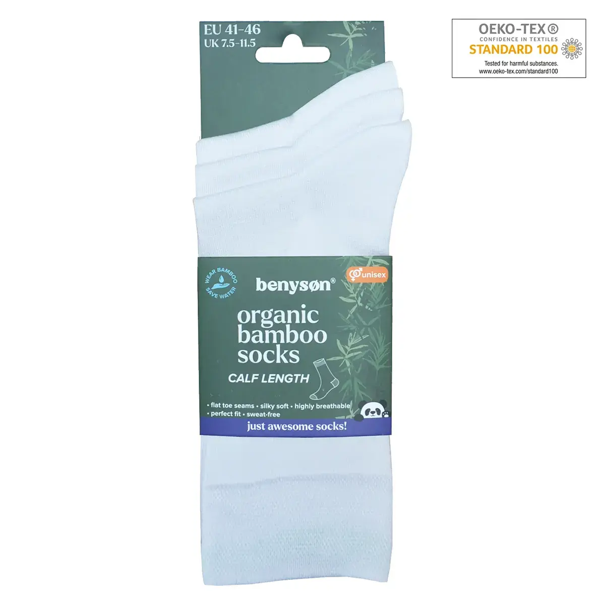 BENYSØN 6-paar Bamboe sokken - Naadloos - Dames & Heren - Comfortabele sokken - Zwart - Blauw - Anti zweet BENYSØN 6-paar Bamboe sokken - Naadloos - Dames & Heren - Comfortabele sokken - Zwart - Blauw - Anti zweet