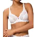 Triumph beugel BH Amourette 300 W - Kanten bh met transparante cups - Doorschijnend - Doorzichtige bh - Wit