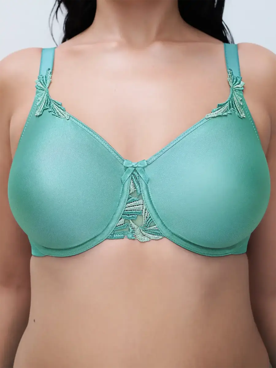 Chantelle Hedona Beugel BH - Blauw - Stevige kanten bh met goede ondersteuning Chantelle Hedona Beugel BH - Blauw - Stevige kanten bh met goede ondersteuning