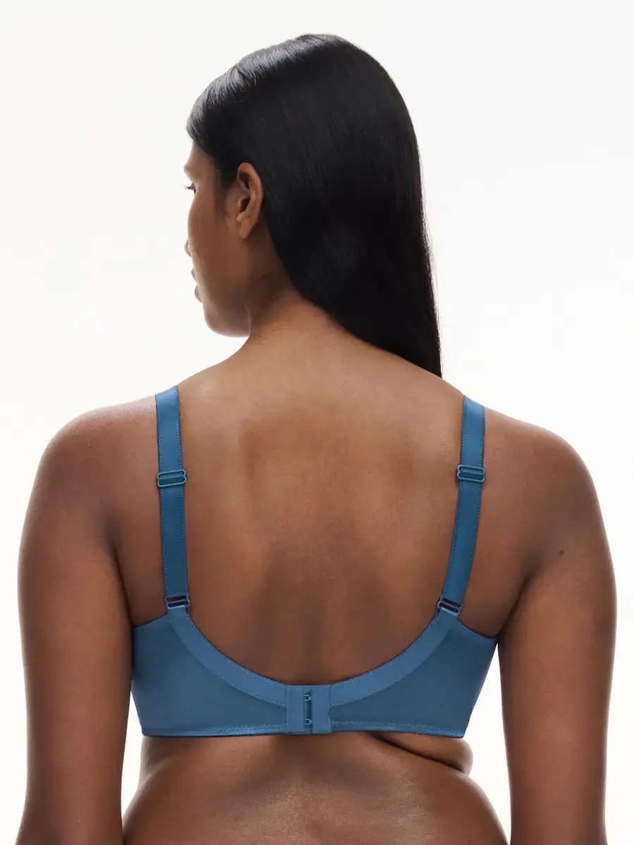 Chantelle Hedona Beugel BH - Blauw - Stevige kanten bh met goede ondersteuning Chantelle Hedona Beugel BH - Blauw - Stevige kanten bh met goede ondersteuning