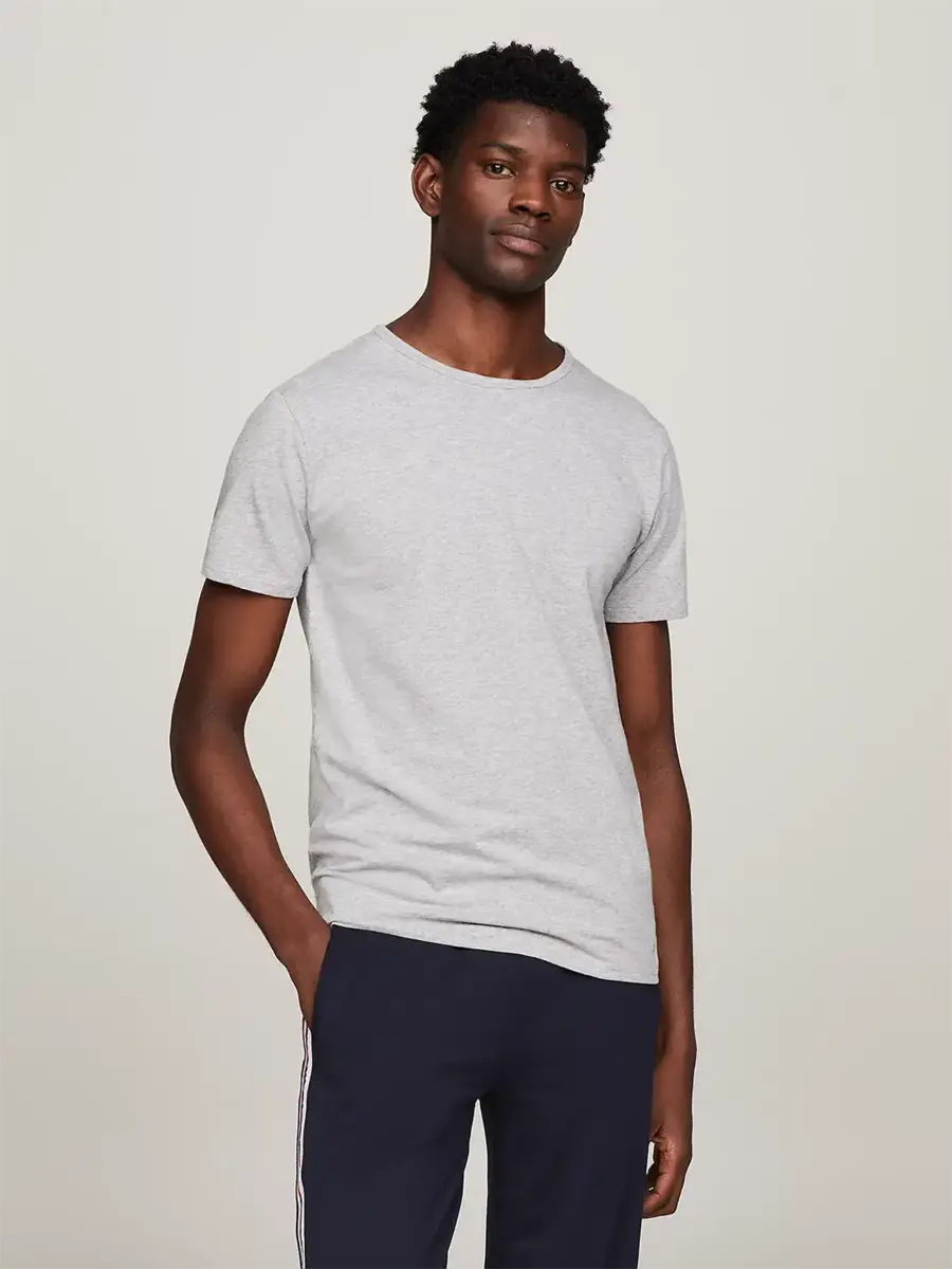Tommy Hilfiger Stretch T-Shirt 3-pak - Elastisch katoenen ondershirts voor mannen - Crew