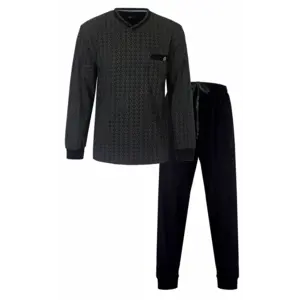 Paul Hopkins pyjama heren lange mouw - V-hals - Ruit Paul Hopkins pyjama heren lange mouw - V-hals - Ruit