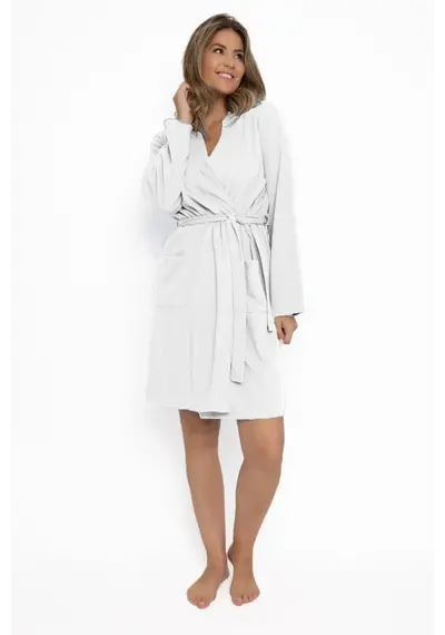 Cocodream dames wafelbadjas wit - Cocodream dames wafelbadjas wit -