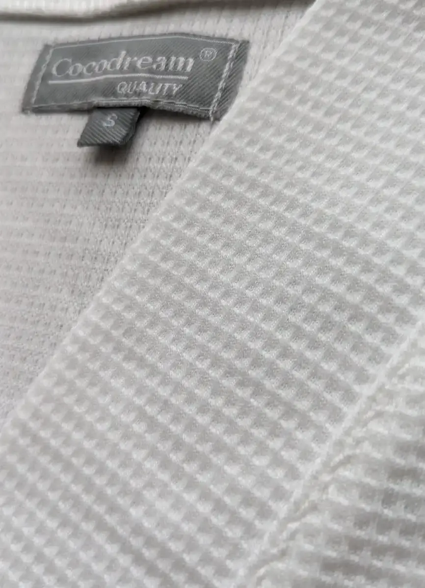 Cocodream dames wafelbadjas wit - Saunabadjas vrouwen Cocodream dames wafelbadjas wit - Saunabadjas vrouwen