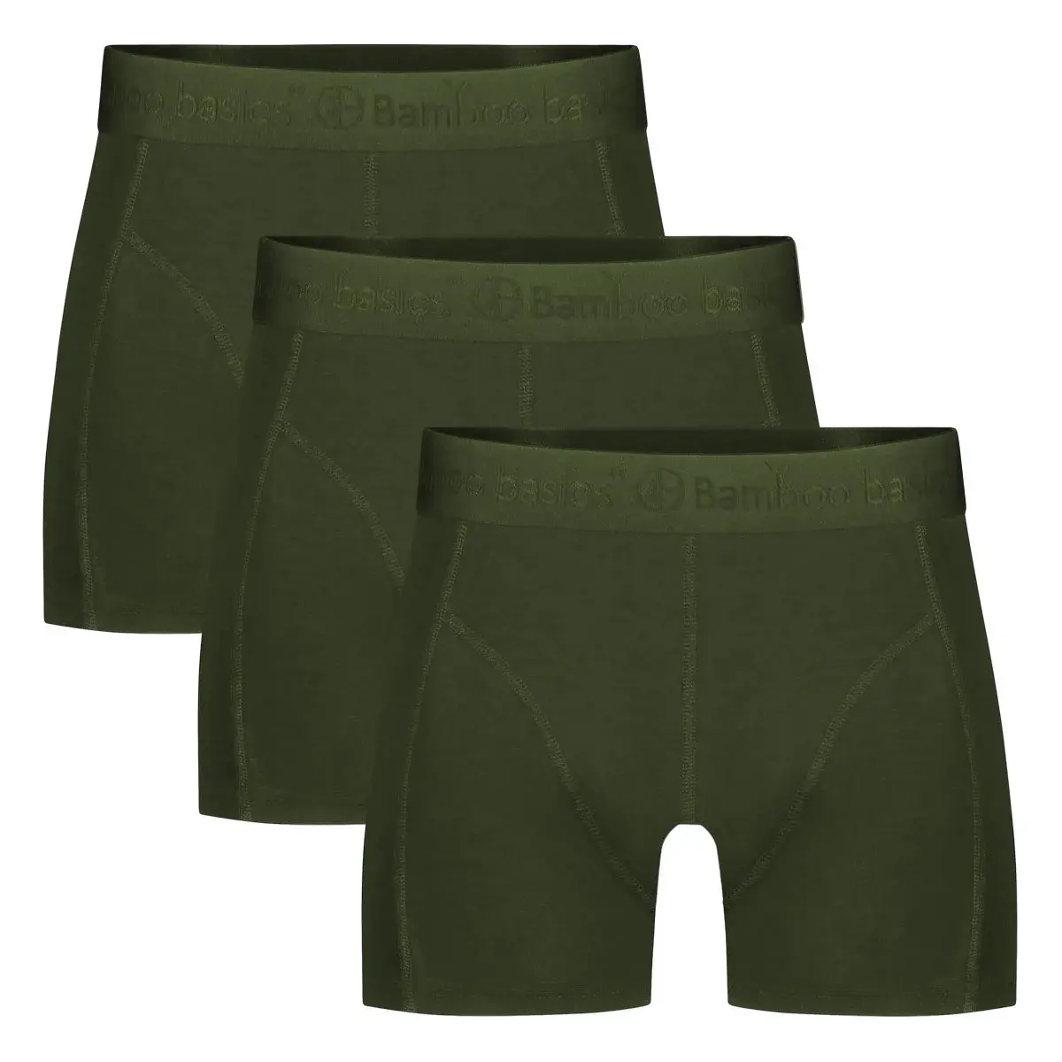 Bamboo Basics 3-pak heren boxers - Rico - Bamboe heren boxershorts lange pijpjes