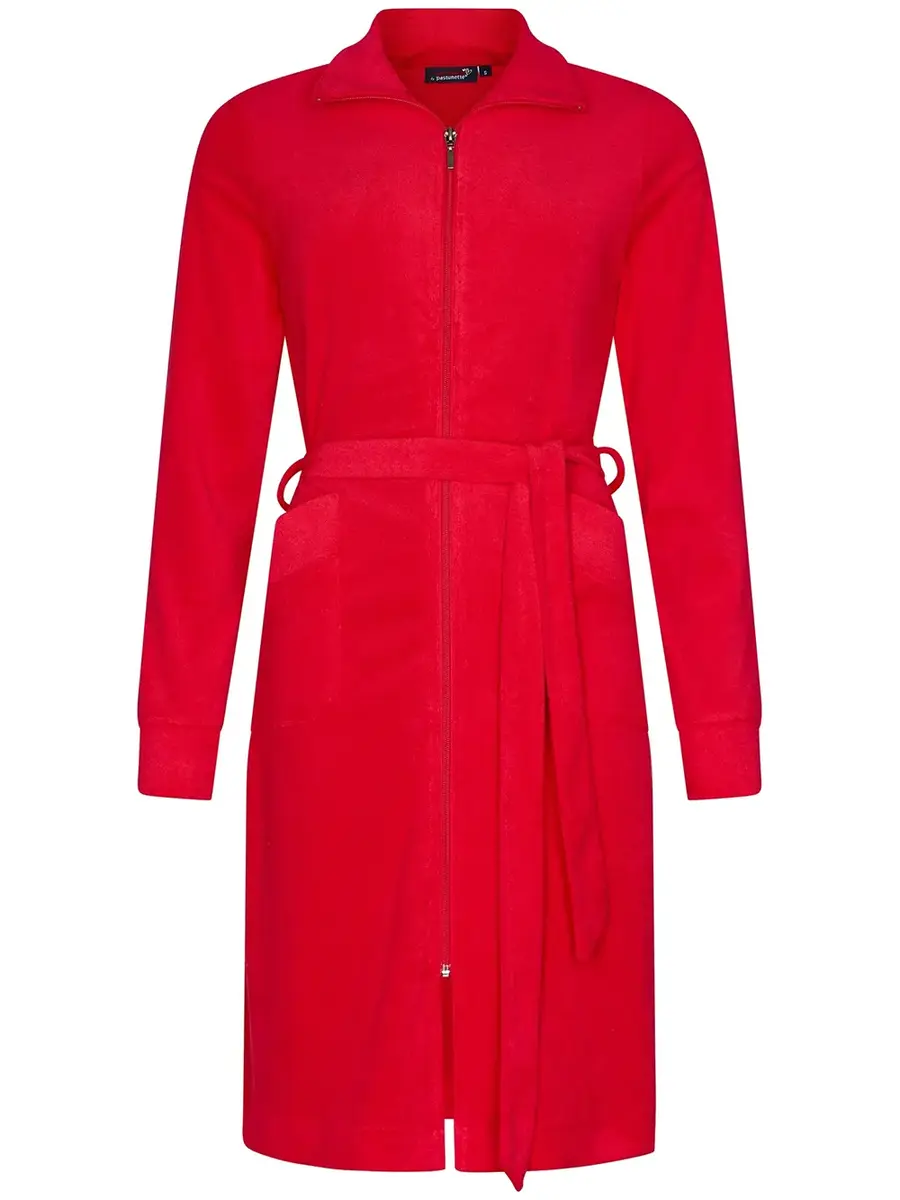 Rebelle dames badstof badjas met rits - 100Cm- Warme ochtendjas Rebelle dames badstof badjas met rits - 100Cm- Warme ochtendjas