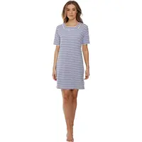 Pastunette dames nachthemd korte mouw - Blue ocean Pastunette dames nachthemd korte mouw - Blue ocean