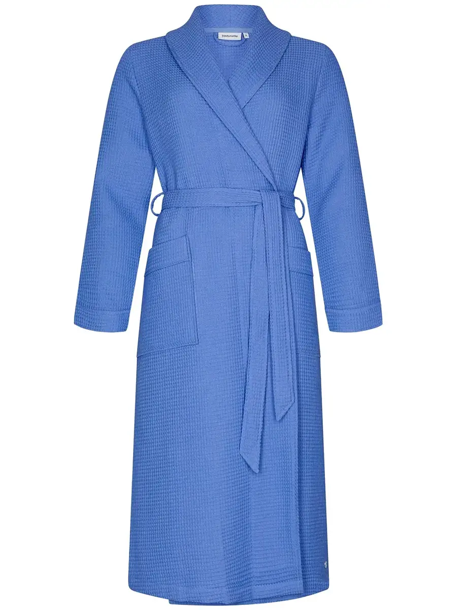 Pastunette lange dames badjas Wafel - katoen Pastunette lange dames badjas Wafel - katoen