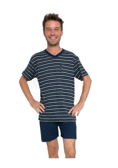 Outfitter heren shortama tricot - Streep Outfitter heren shortama tricot - Streep
