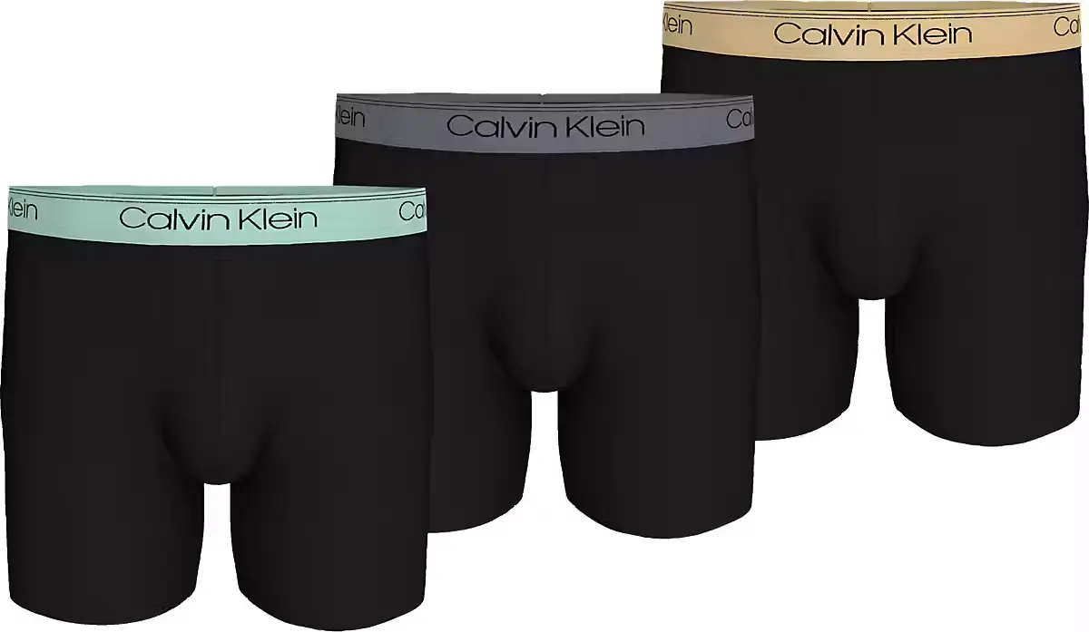 Calvin Klein 3-Pack Heren Boxershorts Lang - Micro stretch - Microfiber heren onderbroek