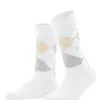 Burlington Queen Hoge Dames Sokken - Biologisch katoenen Dames kousen met ruit print