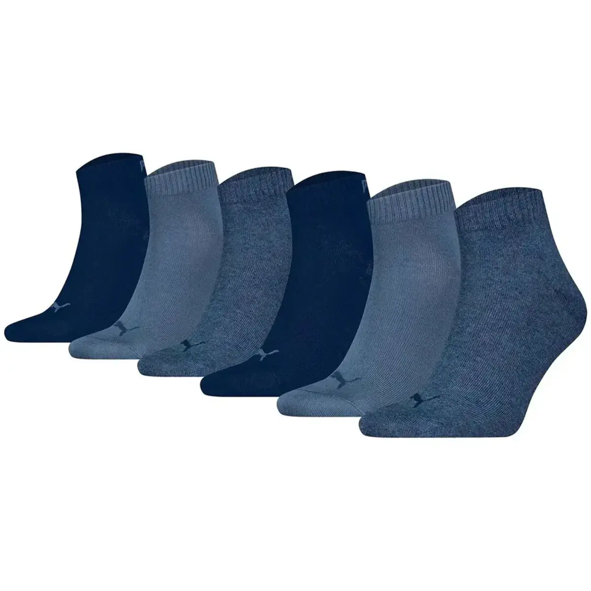 Puma 6-paar Quarter sokken - katoen