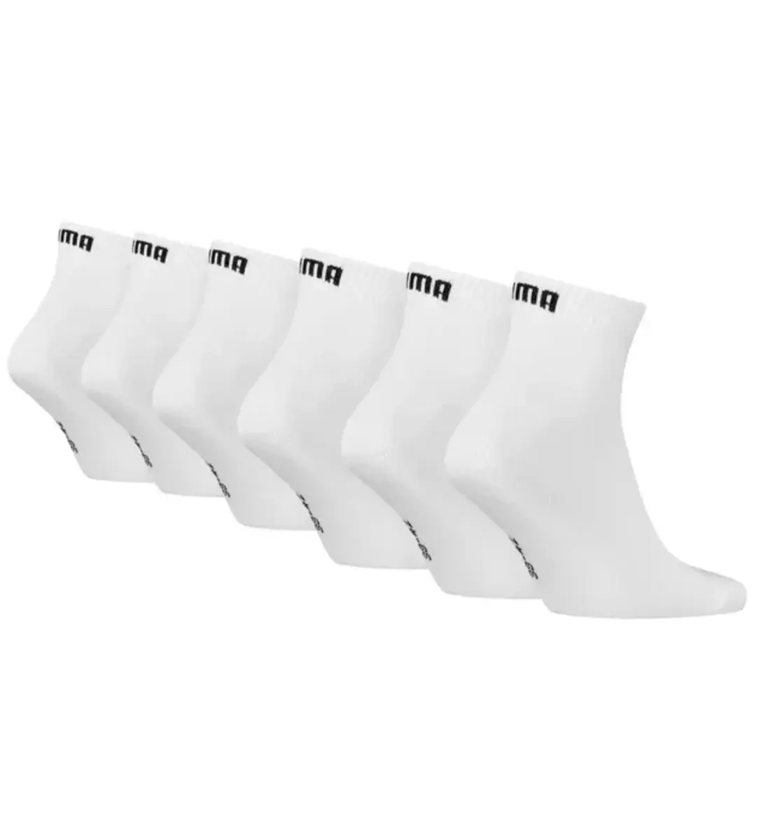 Puma 6-paar Quarter sokken - katoen