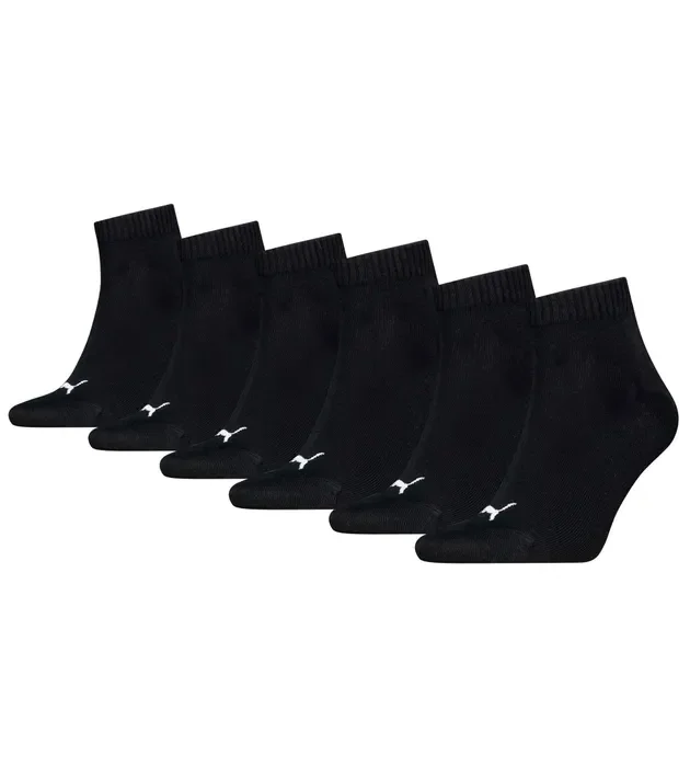 Puma 6-paar Quarter sokken - katoen