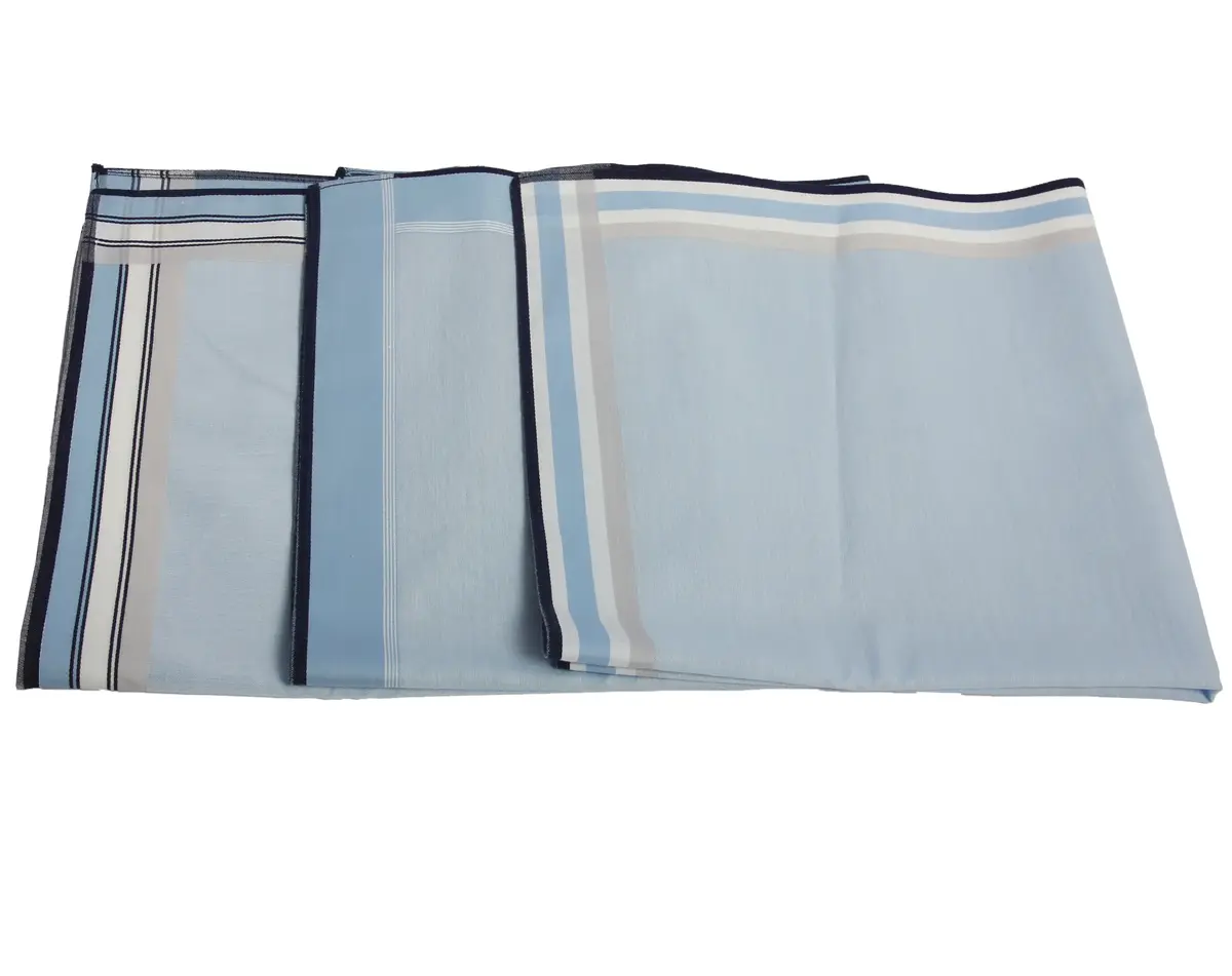 Swan 6 stuks Heren zakdoeken - Lichtblauw Swan 6 stuks Heren zakdoeken - Lichtblauw