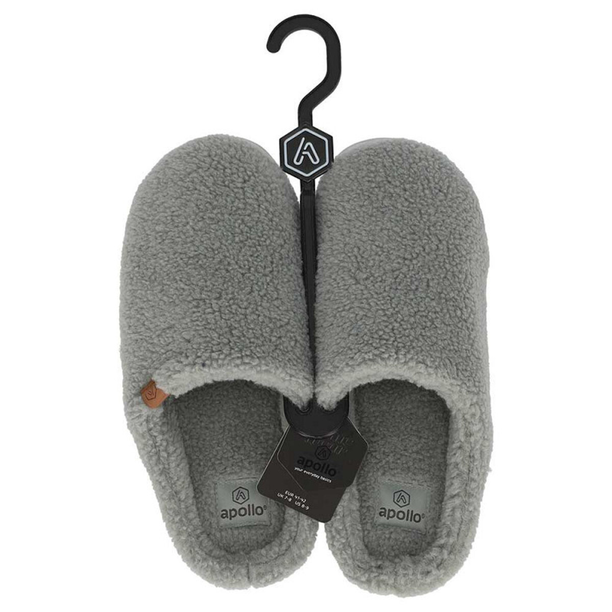 Apollo warme teddy heren slippers - Heren pantoffels met stevige zool - Wollen slippers Apollo warme teddy heren slippers - Heren pantoffels met stevige zool - Wollen slippers