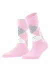 Burlington Queen Hoge Dames Sokken - Biologisch katoenen Dames kousen met ruit print