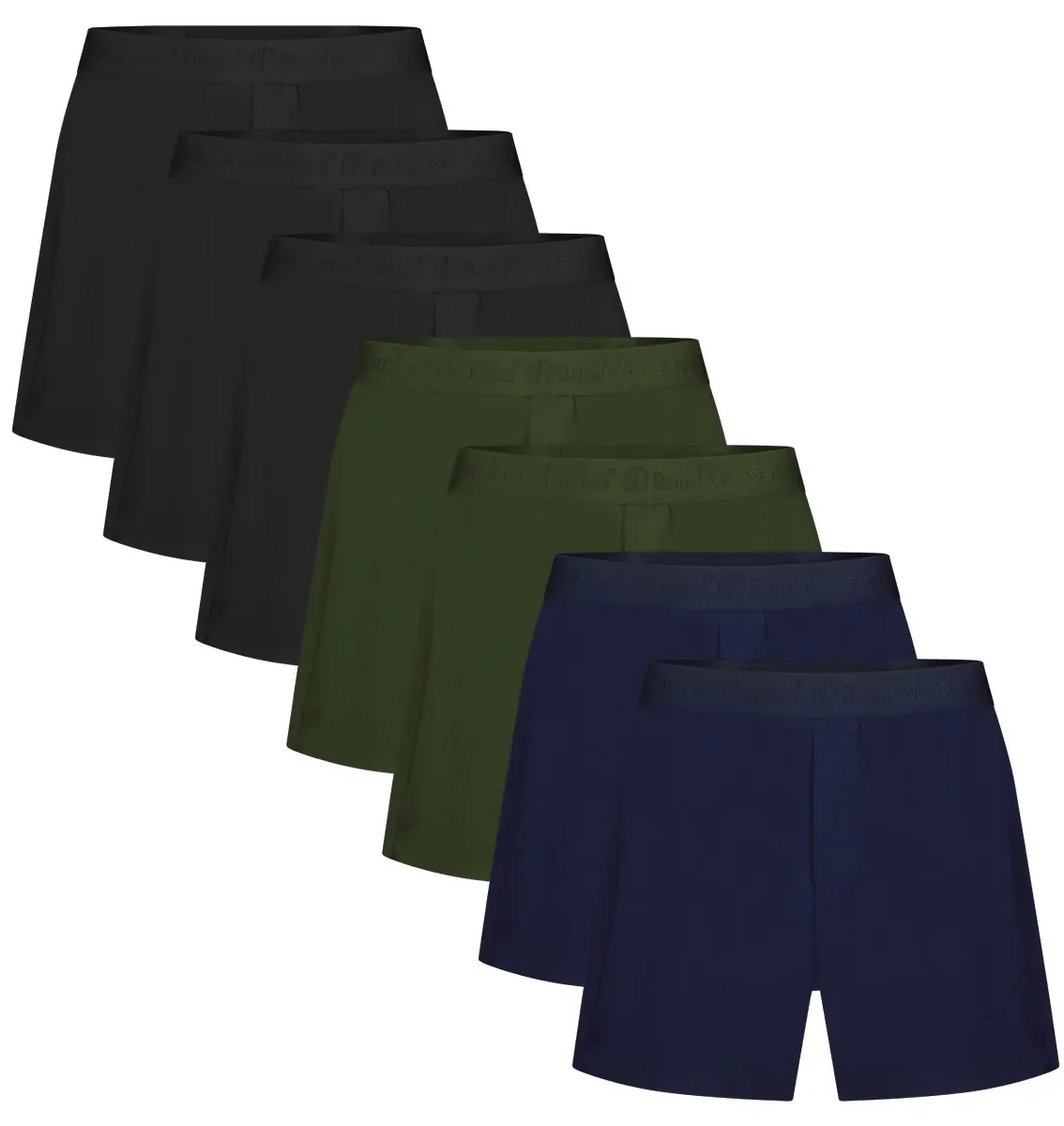 Bamboo Basics 7-pak wijde heren bamboe boxershorts - Kay