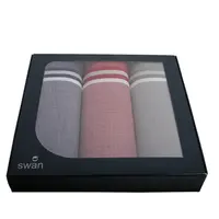 Swan 3 stuks - Heren zakdoeken Classic-2 Swan 3 stuks - Heren zakdoeken Classic-2