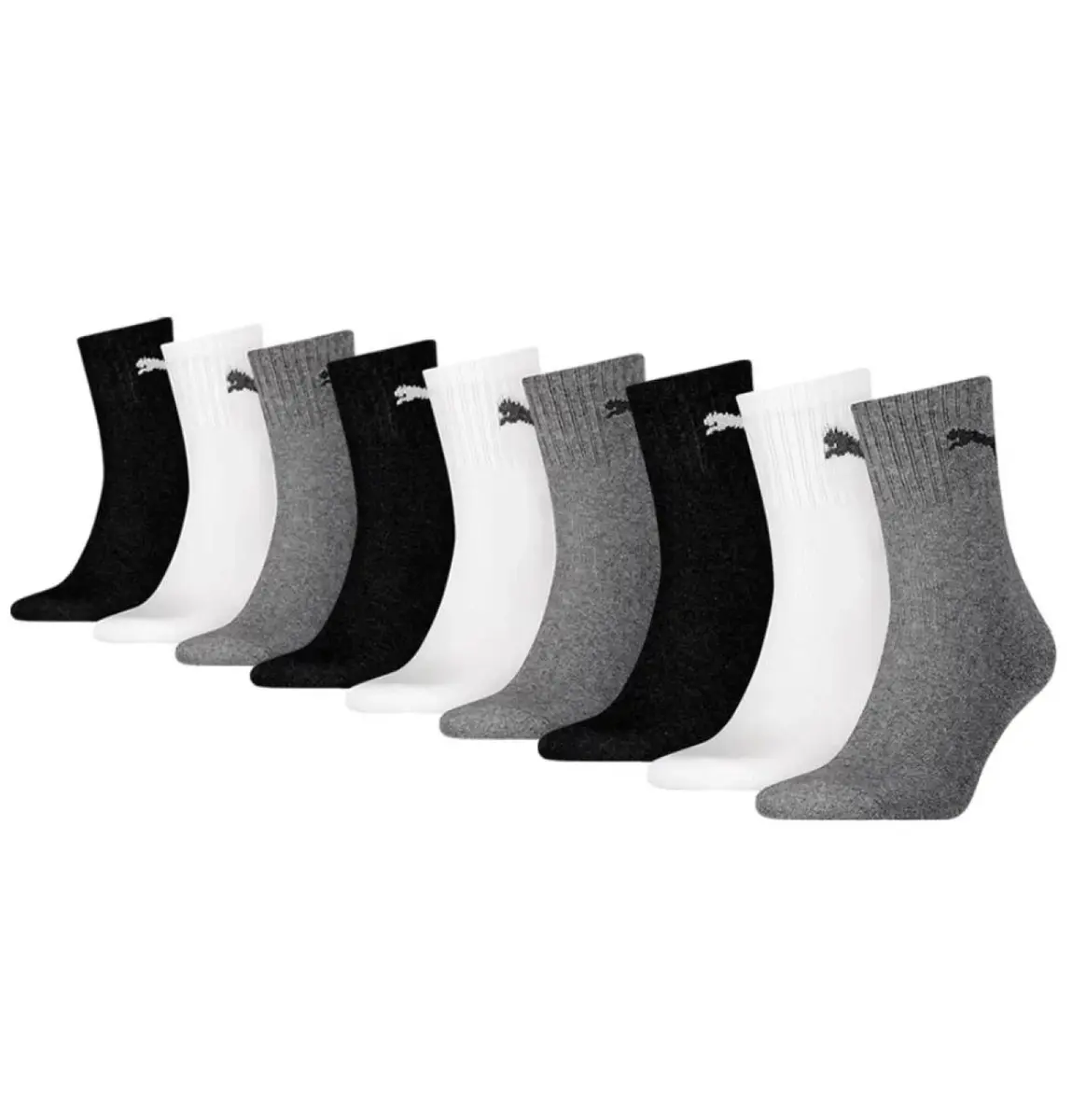 Puma 9-paar Crew sokken - katoen