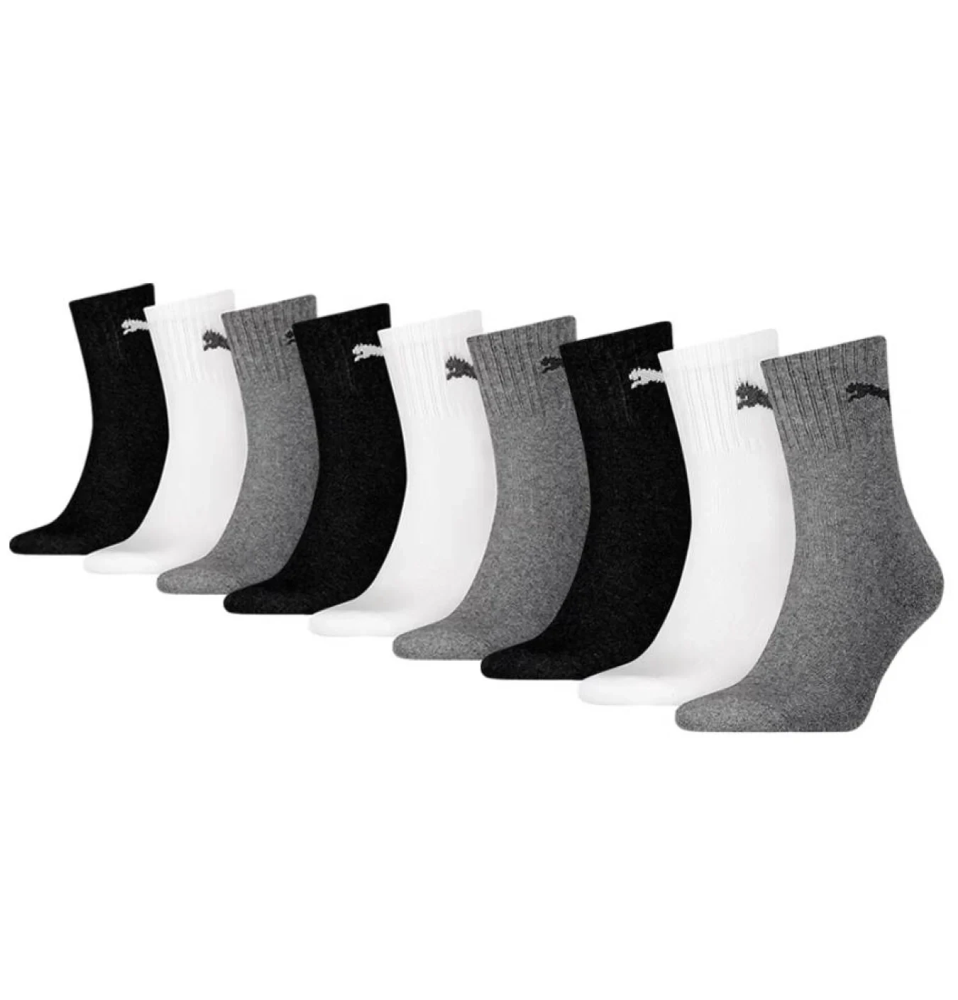 Puma 9-paar Crew sokken - katoen