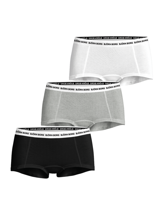 Bjorn Borg 3-pack dames boxershort- Classic - Dames katoenen onderbroeken - Boxershorts dames